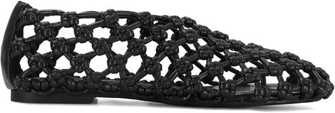 Mesh Ballet Flats for Women Round Toe Woven Hollow Beach Ballerina Flats Summer Cute Casual Mary Jane Shoes in Saudi Arabia