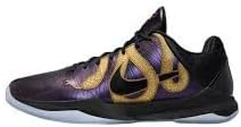 حذاء كرة السلة Nike Kobe V Protro مقاس 8 للرجال، مقاس 9.5 للسيدات باذنجاني/أسود-ذهبي معدني IB4481-500 عام المامبا in Kuwait