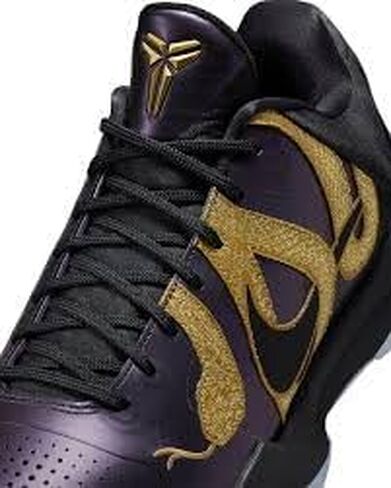 حذاء كرة السلة Nike Kobe V Protro مقاس 8 للرجال، مقاس 9.5 للسيدات باذنجاني/أسود-ذهبي معدني IB4481-500 عام المامبا in Kuwait