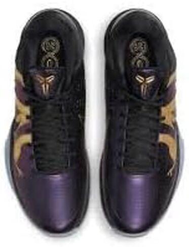 حذاء كرة السلة Nike Kobe V Protro مقاس 8 للرجال، مقاس 9.5 للسيدات باذنجاني/أسود-ذهبي معدني IB4481-500 عام المامبا in Kuwait