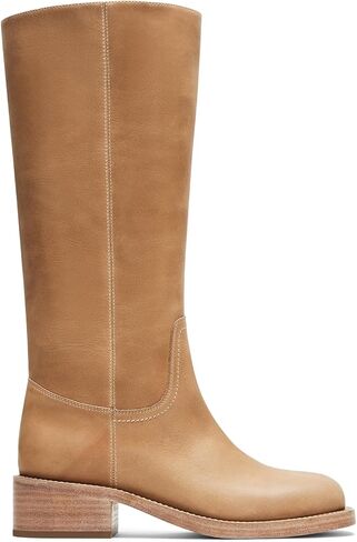 femflame Knee High Boots for Women Wide Calf Boots Women's Work Boots Hiking Boots Dress Boots Riding Boots Winter Boot with Chunky Square Heel Round Toe Boots Low Heel Platform for Daily Party in Saudi Arabia