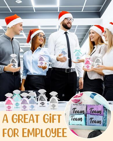 12/24 Paris Best Team Ever Cupcake Socks Gifts Bulk Christmas Employee Appreciation Gifts for Team Staff Coworker in Saudi Arabia