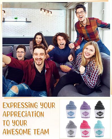 12/24 Paris Best Team Ever Cupcake Socks Gifts Bulk Christmas Employee Appreciation Gifts for Team Staff Coworker in Saudi Arabia