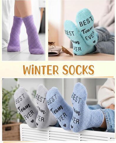 12/24 Paris Best Team Ever Cupcake Socks Gifts Bulk Christmas Employee Appreciation Gifts for Team Staff Coworker in Saudi Arabia