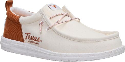 HEYDUDE Wally Funk Texas Longhorns Wheat/Burnt Orange Size 13, Mens Shoes, Slip-on Loafers, Comfortable & Light-Weight in Saudi Arabia