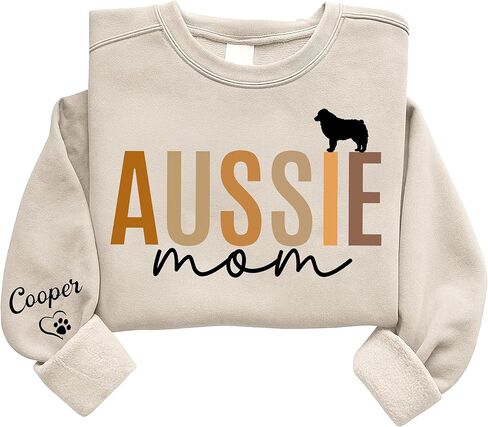 Personalized Dog Sweatshirt for Pet Lovers, Custom Name Crewneck, Cozy Gift for Dog Owners in Saudi Arabia