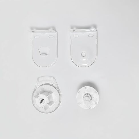 38mm Roller Shade Clutch Replacement Kit for 1.5" Tube, Metal/Plastic Brackets with End Plug, Window Roller Blind Parts for Zebra/Blackout Shades, Inside Outside Ceiling Mount, White in Saudi Arabia