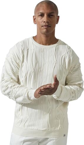 Stacy Adams Men's Sweater, Solid Cable Knit Twist in Saudi Arabia