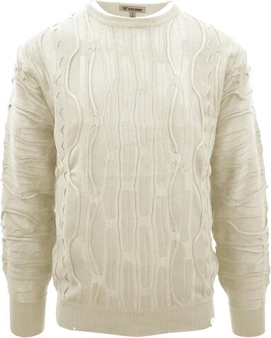 Stacy Adams Men's Sweater, Solid Cable Knit Twist in Saudi Arabia