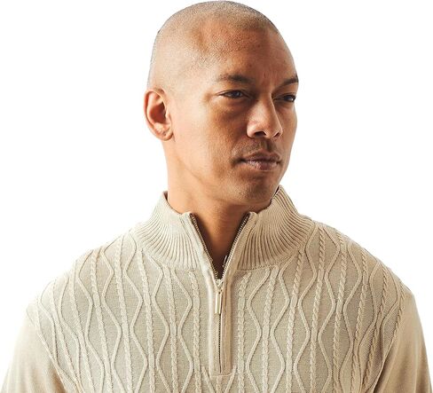 Stacy Adams Men's Sweater, Solid Cable Knit Twist in Saudi Arabia