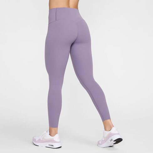 Nike Zenvy Women's Gentle-Support Mid-Rise 7/8 Leggings (DQ6015-509, Daybreak/Black) Size Large in Saudi Arabia