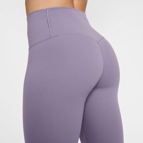 Nike Zenvy Women's Gentle-Support Mid-Rise 7/8 Leggings (DQ6015-509, Daybreak/Black) Size Large in Saudi Arabia