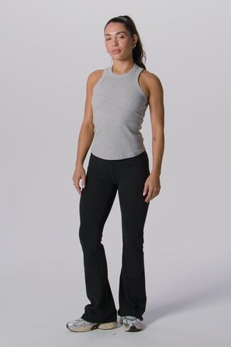 Fabletics Women's Oasis PureLuxe High-Waisted Pocketed Kick Flare, XL/Regular, Oxblood in Saudi Arabia