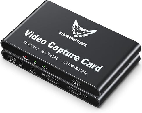 Capture Card for Streaming - 4K HDMI Video Capture Card,Cam Link Card Game Audio Capture Adapter,HDMI to USB 2.0 Record Capture Device for Streaming, Gaming,Live Broadcasting in Saudi Arabia
