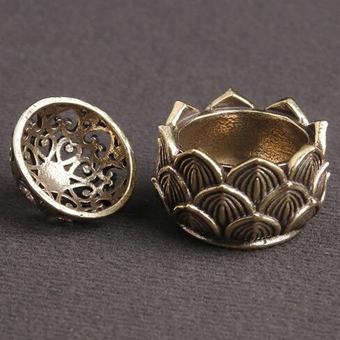 Decorative Incense Burner Copper Incenser Holder Censer Desktop Ornament for Shop Office Home in Saudi Arabia
