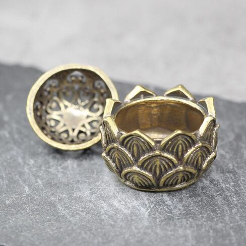 Decorative Incense Burner Copper Incenser Holder Censer Desktop Ornament for Shop Office Home in Saudi Arabia