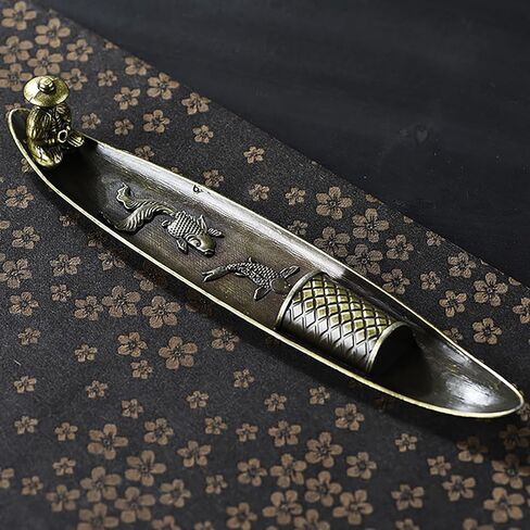 Creative Incense Holder Holder Boat Old Men Fishing Stick Burner Aromatherapy Ornament Home Decor in Saudi Arabia