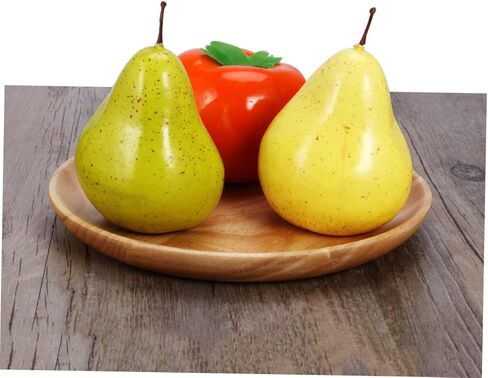 Artificial Pear Photo Props Creative Educational Display Decorations for Home Weddings and Events Lifelike Fruit Prop for Photography and Showcase Decor in Saudi Arabia