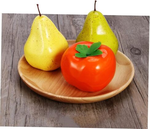 Artificial Pear Photo Props Creative Educational Display Decorations for Home Weddings and Events Lifelike Fruit Prop for Photography and Showcase Decor in Saudi Arabia