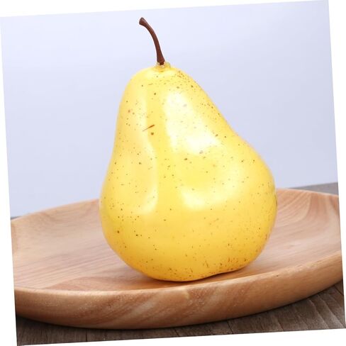 Artificial Pear Photo Props Creative Educational Display Decorations for Home Weddings and Events Lifelike Fruit Prop for Photography and Showcase Decor in Saudi Arabia