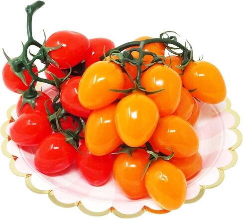 2 Strings of Lifelike Artificial Cherry Tomatoes Realistic Fake Tomato Simulation Vegetables Fruits for Home, Garden, Display Cabinet, Photography, Christmas, Harvest Festival Decoration in Saudi Arabia