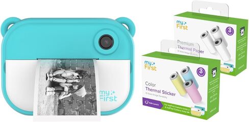 Kids Instant Print Camera MyFirst Camera Insta 2 مع صور 12 ميجابكسل 1080p فيديو عدسة صور عيد ميلاد للفيديو للبنين الأعمار من 3 إلى 12 in Kuwait