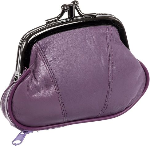 Marshal Womens Leather Kiss Lock Coin Purse in Saudi Arabia