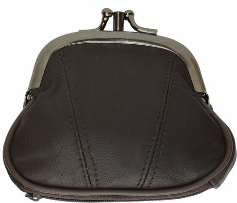 Marshal Womens Leather Kiss Lock Coin Purse in Saudi Arabia