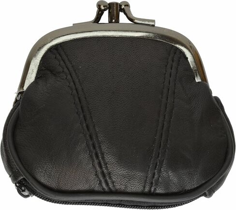 Marshal Womens Leather Kiss Lock Coin Purse in Saudi Arabia
