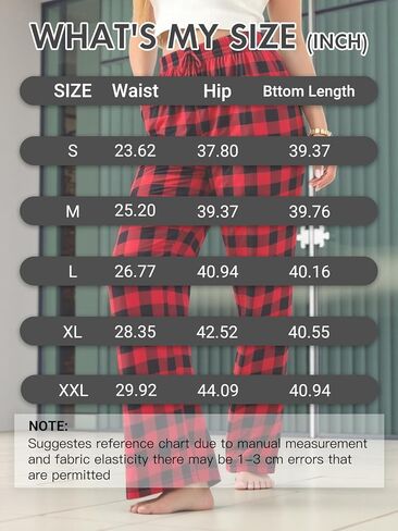 Women's Plaid Pants, Cozy Lounge Pants with Drawstring, Soft Wide Leg Bottoms, Lounge Wear for Daily Christmas in Saudi Arabia