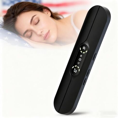 Under Pillow Speaker Bluetooth, Mini Bone Conduction Speaker, Bluetooth Sleep Headphones with Display for Sleeping, Sleepbar White Noise for Side Sleepers, Timer Speaker for Insomniacs in Saudi Arabia