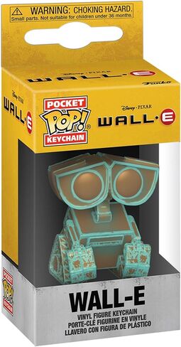 فانكو بوب! سلسلة مفاتيح: Wall-E - Wall-E - (باتينا) - حلقة مفاتيح جديدة - شخصية صغيرة من الفينيل قابلة للتجميع - حشو تخزين - فكرة هدية - بضائع رسمية - مراوح الرسوم المتحركة - شخصية صغيرة in Saudi Arabia