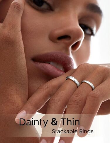 Tungary 2mm 4mm 6mm 8mm Tungsten Carbide Wedding Band Rings for Women Men Silver Plated Domed High Polish Stackable Rings Engagement Statement Promise Wedding Band Ring Comfort Fit 6-12 Not Tarnished in Saudi Arabia