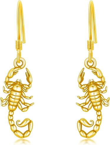SIMONLY Animal Earrings 925 Sterling Silver Bee/Butterfly/Scorpion/Frog/Luna Moth Earrings Hypoallergenic Animal Jewelry Christmas Birthday Gifts for Women Mom Girlfriend in Kuwait
