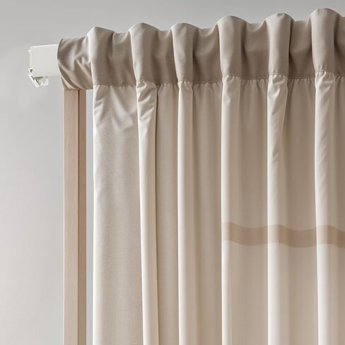 Amazing Drapery Hardware 2.5 Inch Wide Pocket Curtain Rod with Adjustable Clearance Brackets - 1 Pack, 48-86 Inches, Includes Rod, Brackets, and Installation Hardware in Saudi Arabia