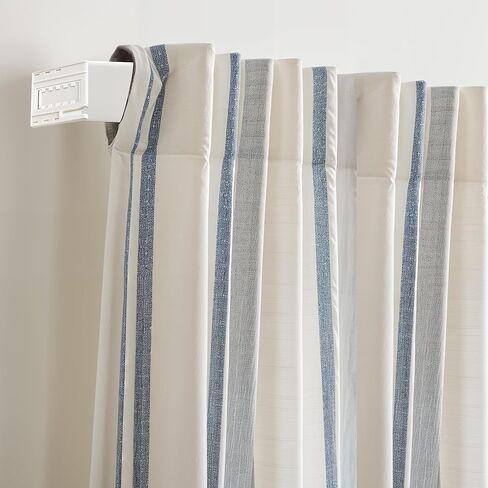 Amazing Drapery Hardware 2.5 Inch Wide Pocket Curtain Rod with Adjustable Clearance Brackets - 1 Pack, 48-86 Inches, Includes Rod, Brackets, and Installation Hardware in Saudi Arabia