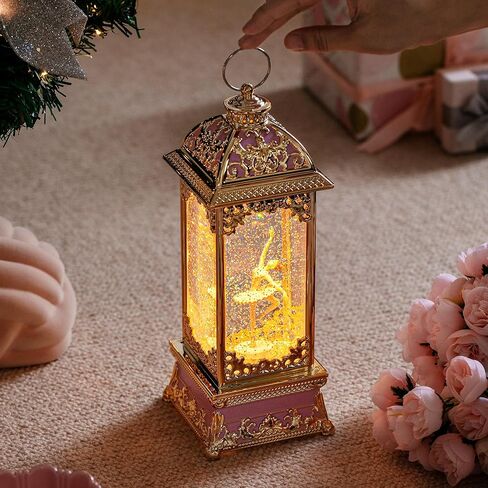 Rotating Ballerina Music Box Snow Globes Gift for Kids Friends Little Girls Sister Daughter Granddaughter Christmas Birthday Ballet Gifts Powered by Battery or USB (Ballerina 2) in Saudi Arabia