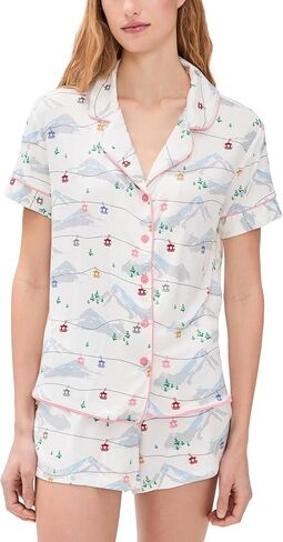 Honeydew Intimates Women's All American Jersey & Lace Shortie Set in Saudi Arabia