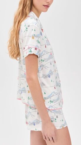 Honeydew Intimates Women's All American Jersey & Lace Shortie Set in Saudi Arabia