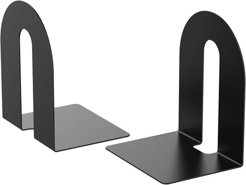 Heavy Duty 10" Bookends,Steel Black Metal Bookends (1 Pairs-2 pcs) in Saudi Arabia