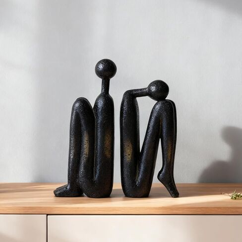 Thinker Bookends Book Stopper Holder Bookends for Shelves,Bookends for Heavy Books Office Decor,Home Decor,Office Desk in Saudi Arabia