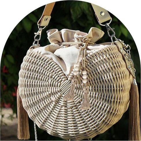 pson 10Pcs 7.9 Inch Jute Rope Tassels with 3 Wood Beads, Natural Burlap Tassels for DIY Crafts, Wedding, and Farmhouse Home Party Décor in Saudi Arabia