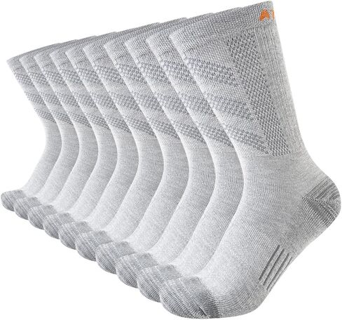JOYNÉE Athletic Crew Socks Cushion Running Socks Performance Breathable Sports Socks for Men 5 Pairs,Sock Size:10-13 in Saudi Arabia