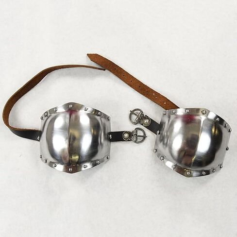 Elbow Armor Set/Couters LARP Reenactment Silver, Medium in Saudi Arabia