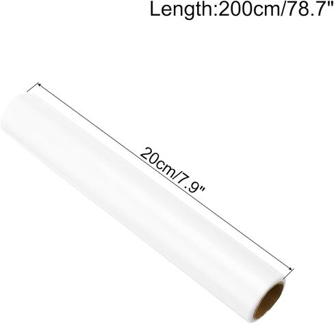 Generic Frosted Window Film, White, 7.9 x 39.4 Inches, Static Cling, PVC, Privacy, Heat Control, Non-Adhesive in Saudi Arabia