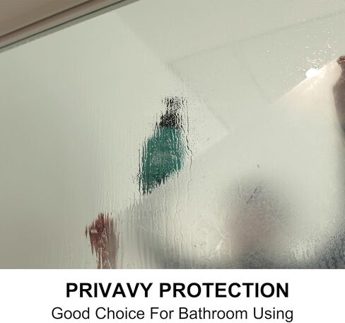 Generic Frosted Window Film, White, 7.9 x 39.4 Inches, Static Cling, PVC, Privacy, Heat Control, Non-Adhesive in Saudi Arabia