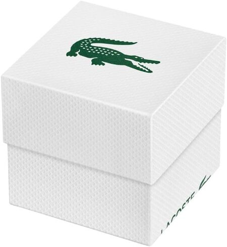 Lacoste Crocorigin Women's 2H Quartz Watch – 35mm Slim Case, Crystal Sunray Dial, Mesh Bracelet, Elegant and Versatile - Gift for Her in Saudi Arabia