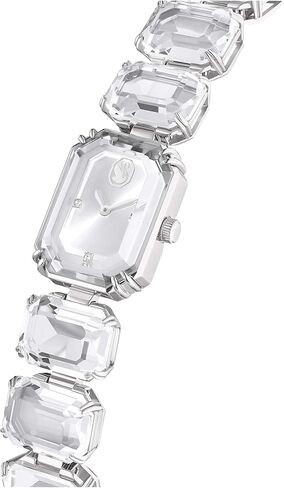 Swarovski Watch, Octagon Cut Bracelet, White, Stainless Steel in Saudi Arabia