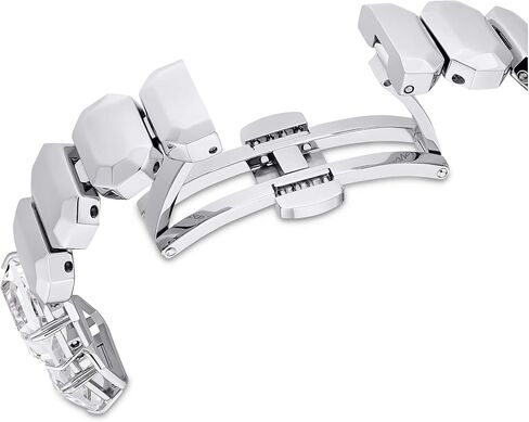 Swarovski Watch, Octagon Cut Bracelet, White, Stainless Steel in Saudi Arabia