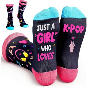 جوارب TI-EDC Kpop، K-Pop Merch، هدايا الدراما الكورية، حشوة تخزين عيد الميلاد، هدايا موسيقية للنساء - جوارب K Pop الغناء للفتيات المراهقات المطربين عشاق Kpop، أفكار عيد الحب in Saudi Arabia